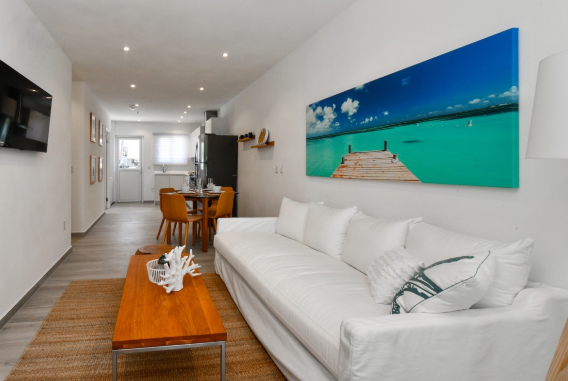Living room at Commandeurs in Aruba FOR SALE