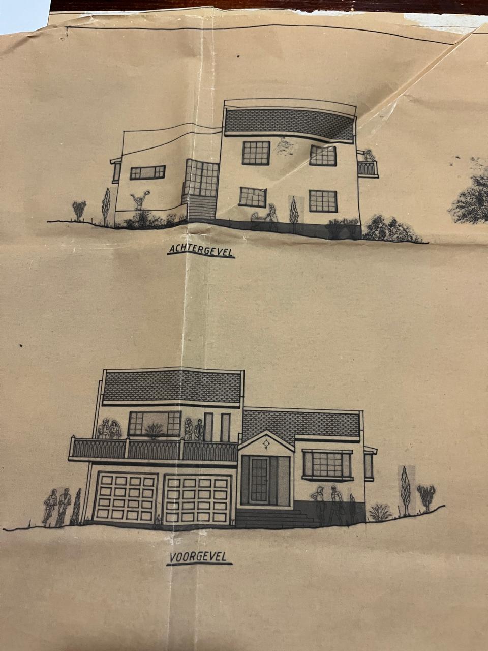 Master plans - Voorgevel - Sero Pita Residence