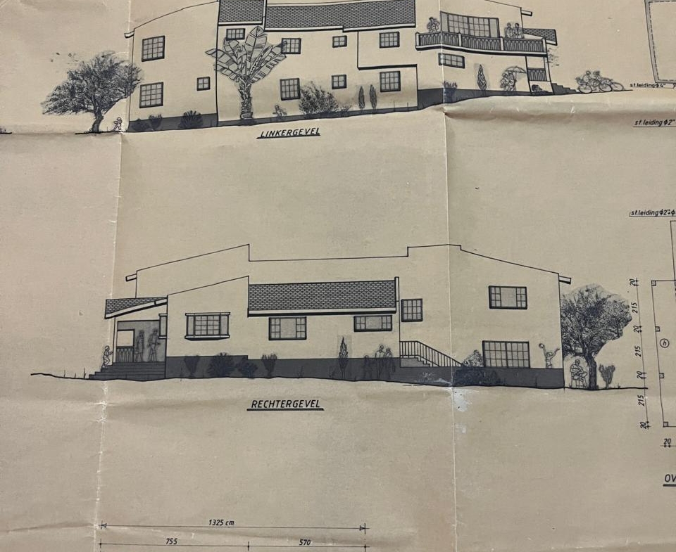 Master plans - Voorgevel - Sero Pita Residence