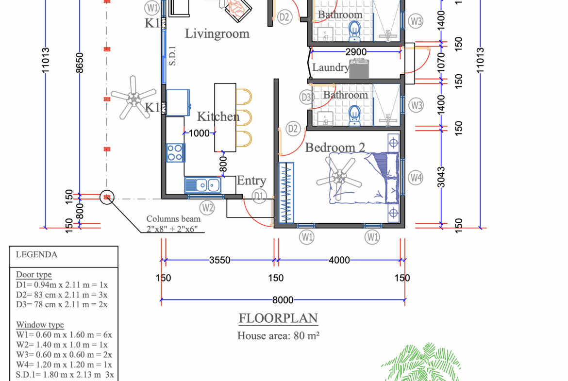 master plan, front view- Reina Sophia Residences