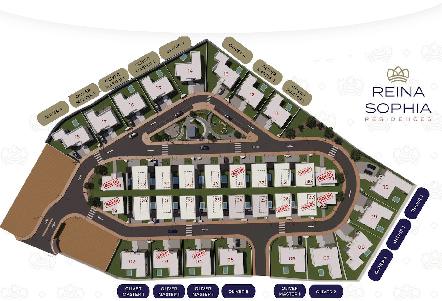 master plan Reina Sophia Residences