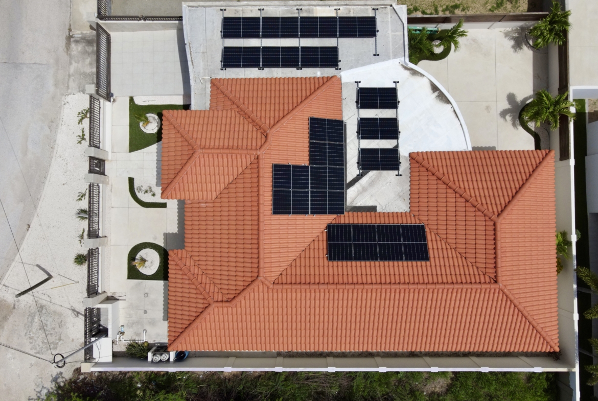 solar panels, aereal view, General Majoor De Bruynewijk 227