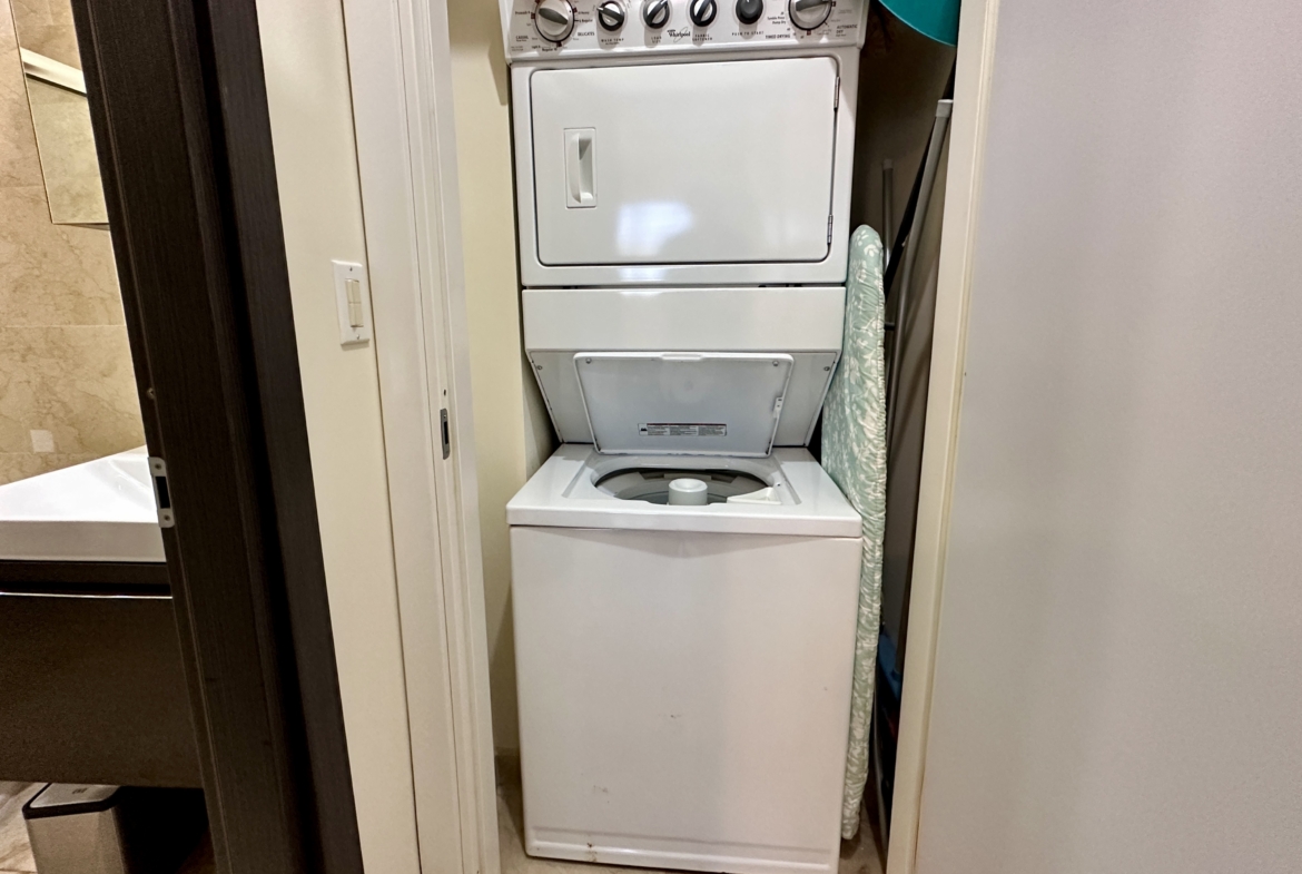 laundry - PalmAruba Condo on 4th floor