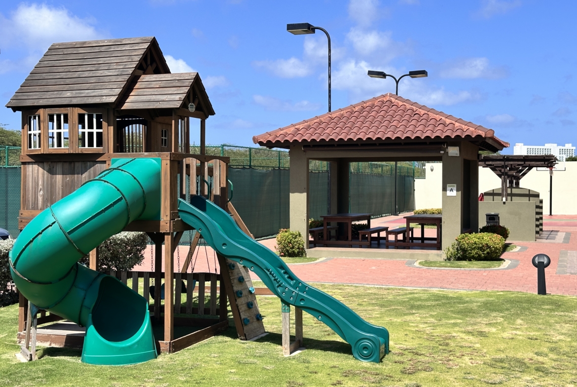 playground - PalmAruba Condo on 4th floor