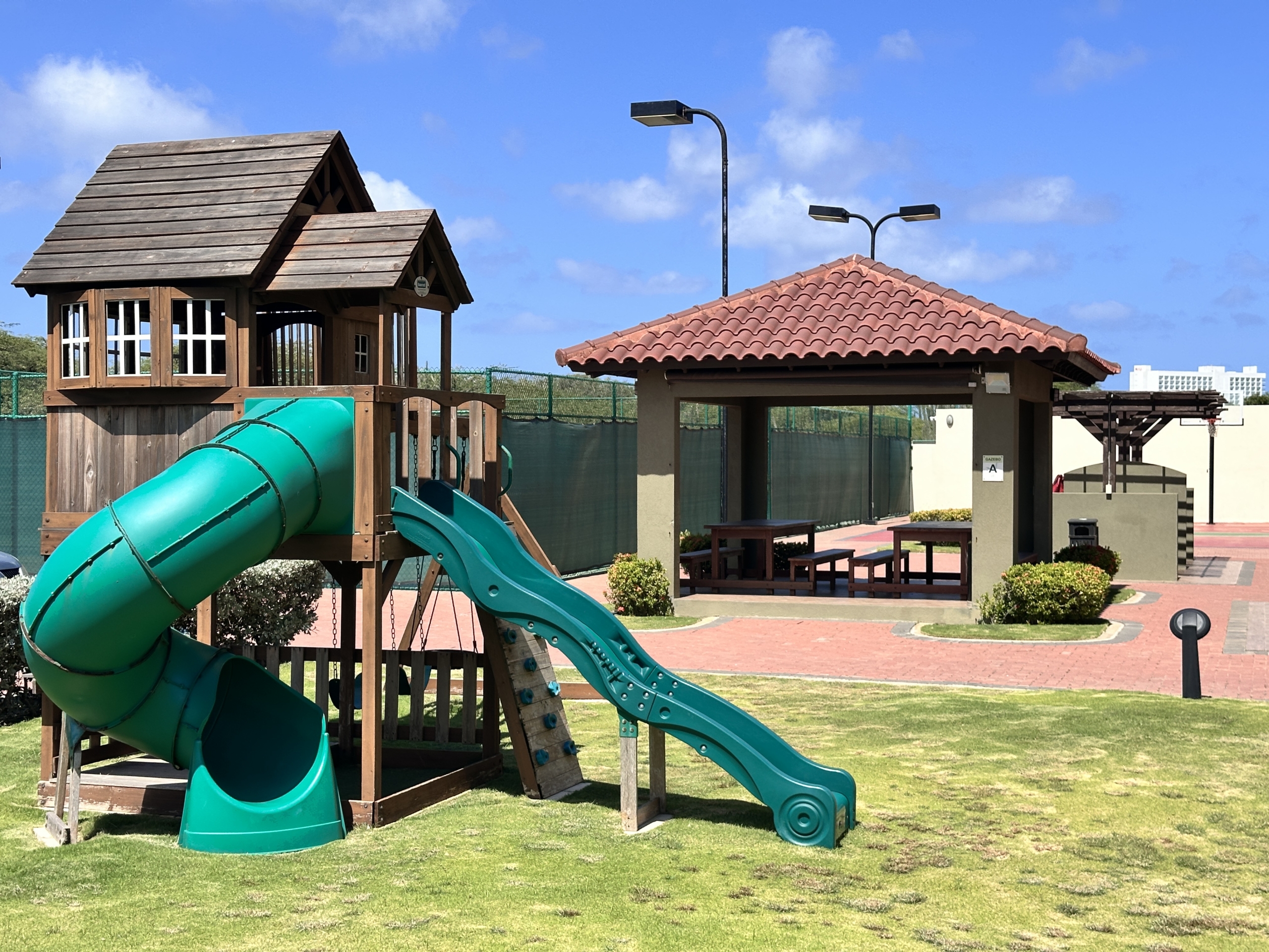 playground - PalmAruba Condo on 4th floor