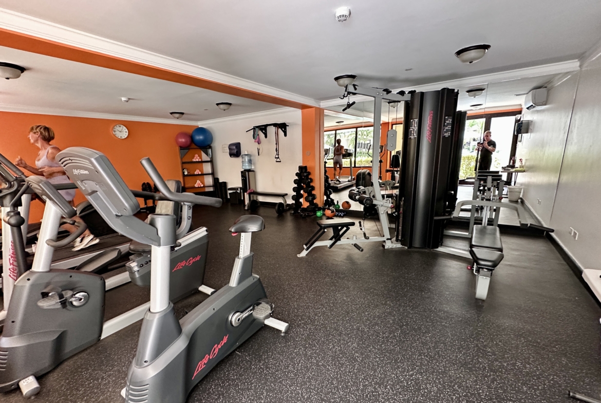 Gym at PalmAruba Condo on 4th floor in Aruba