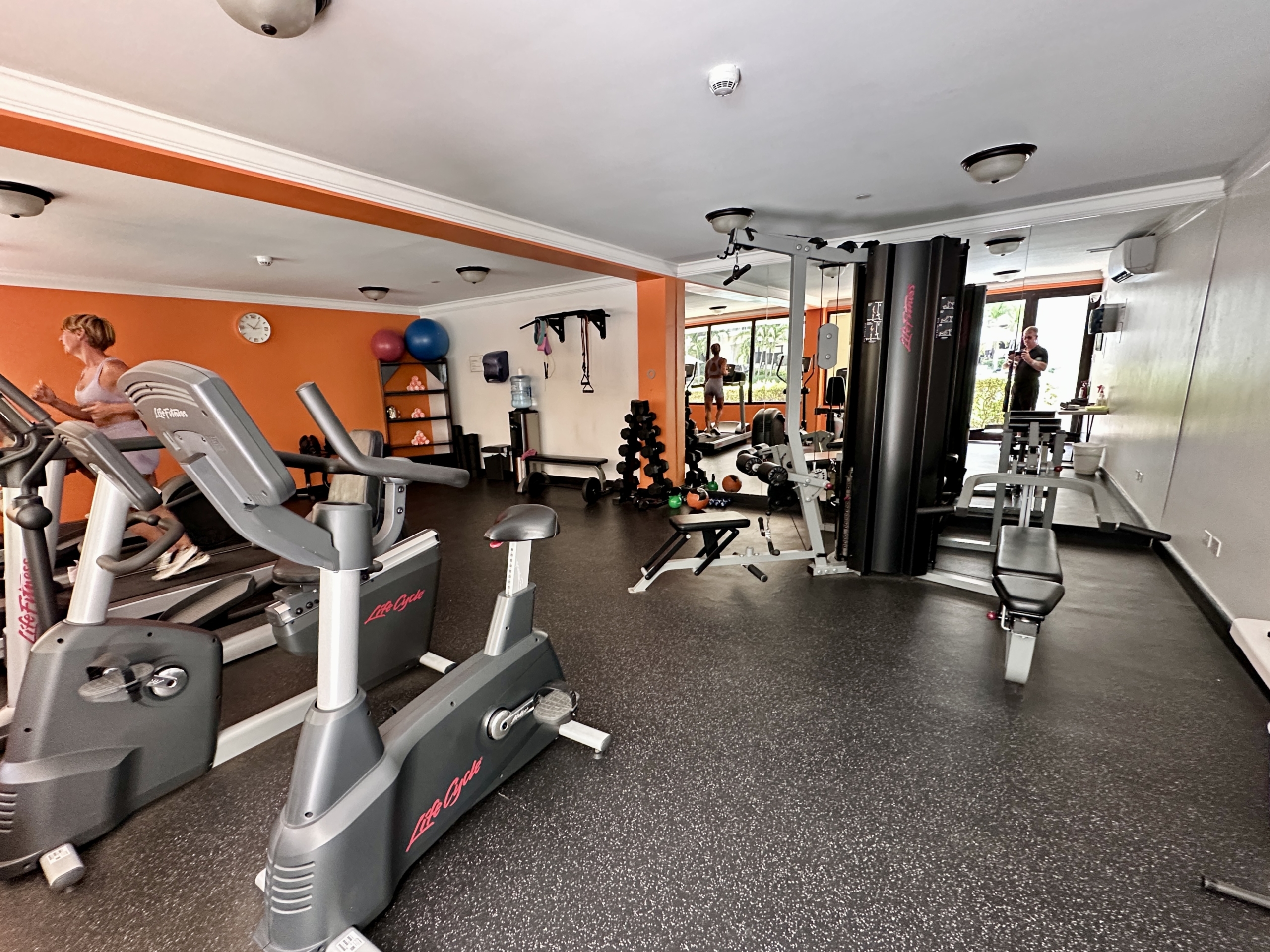 Gym at PalmAruba Condo on 4th floor in Aruba