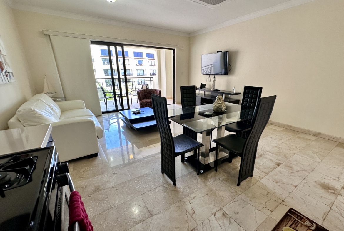 living, dining room inside - PalmAruba Condo