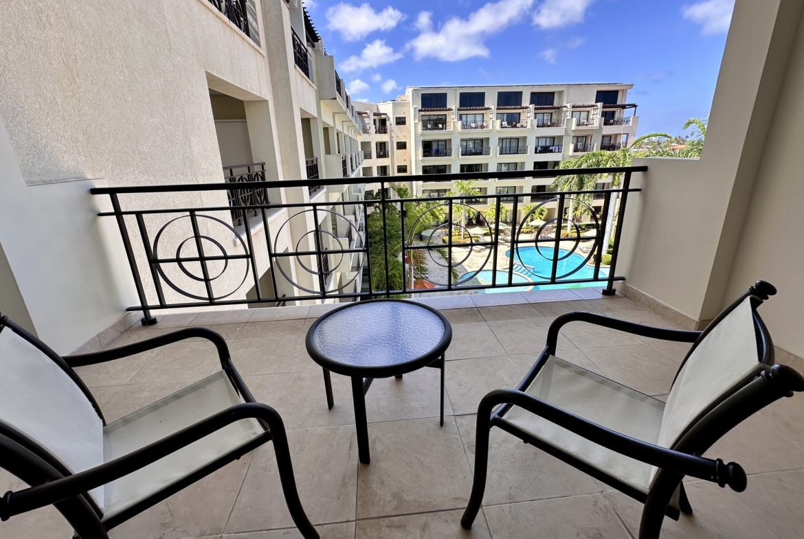 Terrace - PalmAruba Condo for rent - sale