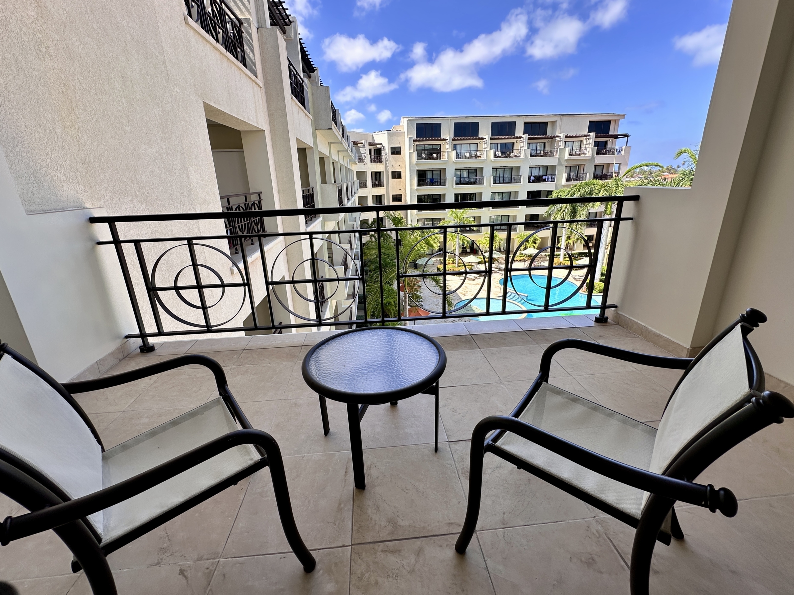 Terrace - PalmAruba Condo for rent - sale