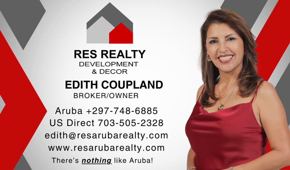 EDITH COUPLAND BROKER/OWNER
+297-748-6885