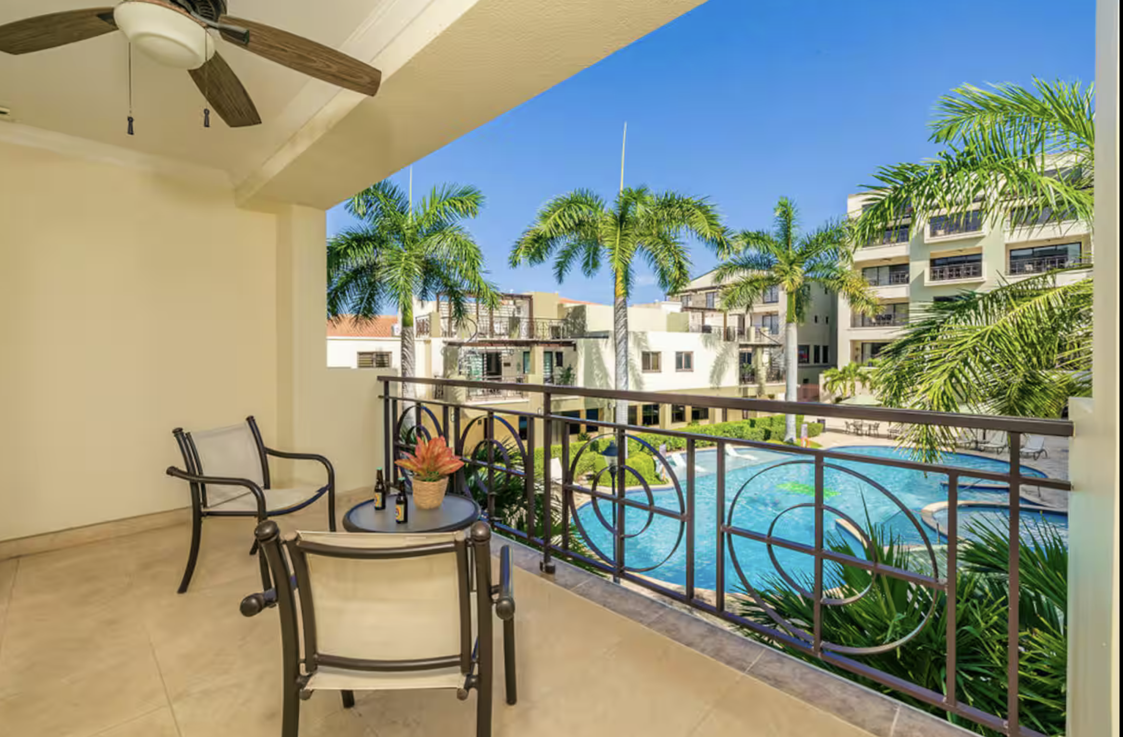 Terrace view pool , Palm Aruba ❤️ Condo FOR SALE in Aruba