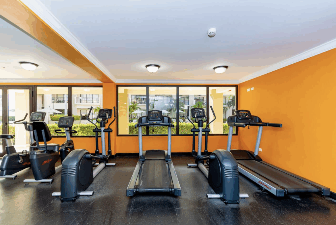 gym at Palm Aruba ❤️ Condo FOR SALE in Aruba