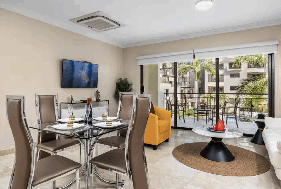 dining, living at Palm Aruba ❤️ Condo FOR SALE in Aruba