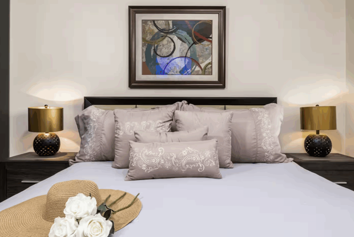 bed at Palm Aruba ❤️ Condo FOR SALE in Aruba