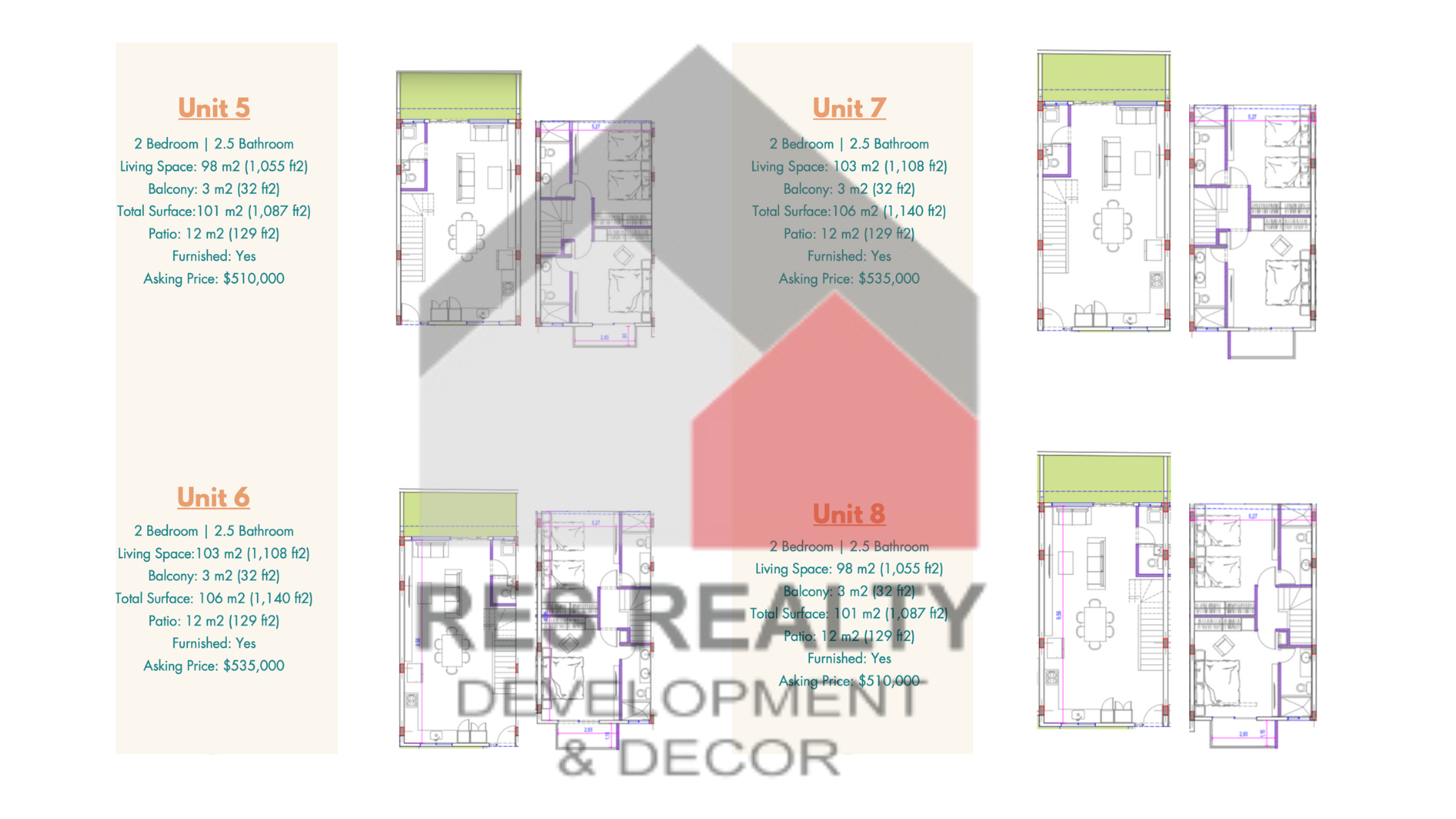 Project view Summerside III ❤️ UNITS