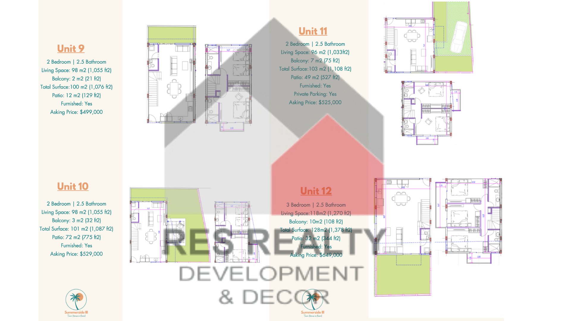 Project view Summerside III ❤️ For Sale