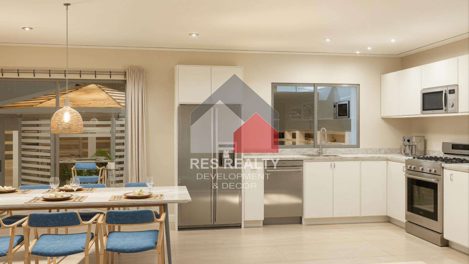 Kitchen 3D Project view Summerside III ❤️ for sale in aruba